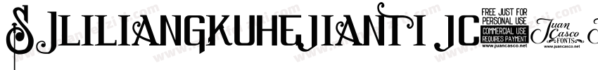SJliliangkuhejianti jc字体转换